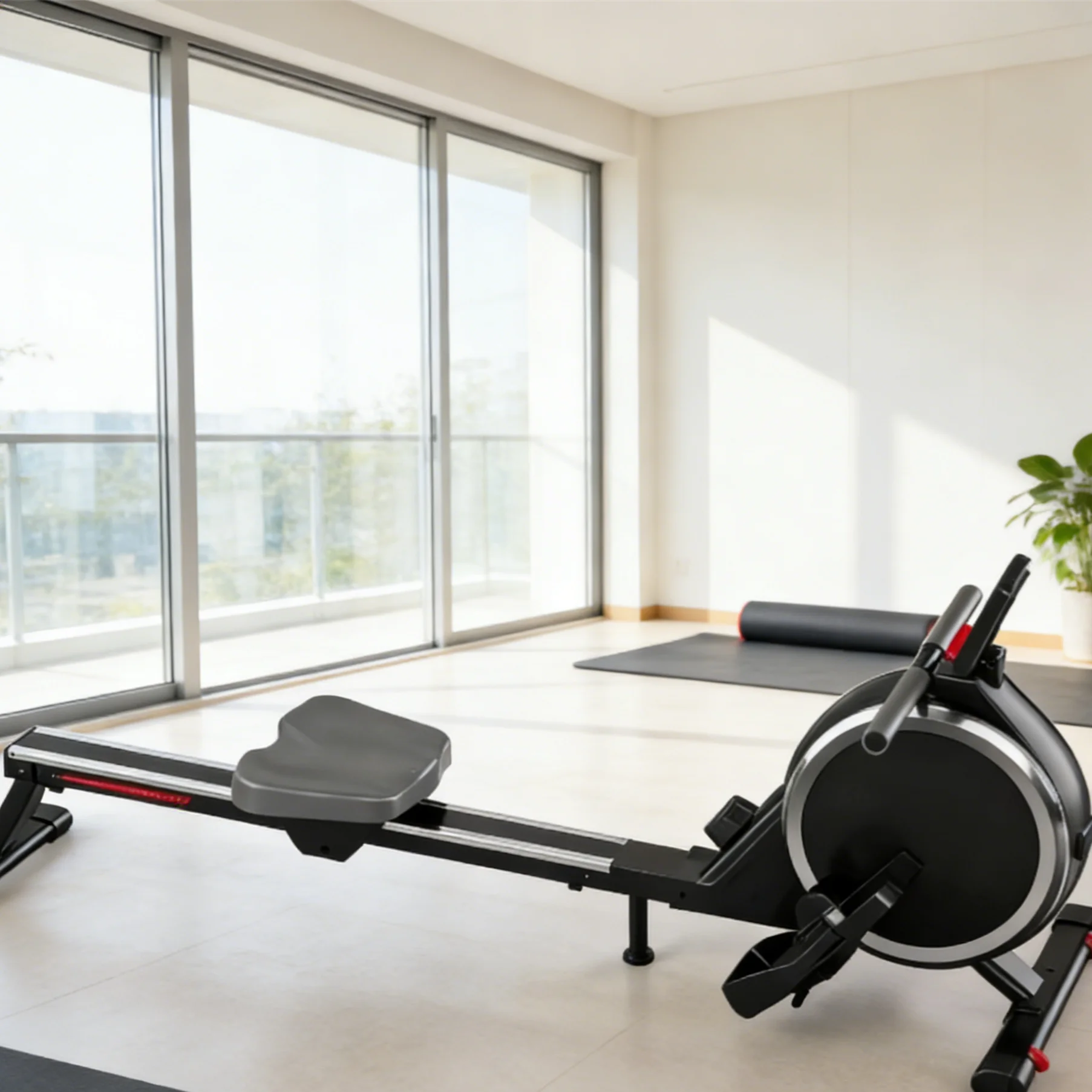 Thickened High Carbon Steel Frame Rowing Machine 120KGS Load-bearing Adjustment Household Folding Aerobic Fitness Equipment
Thickened High Carbon Steel Frame Rowing Machine 120KGS Load-bearing Adjustment Household Folding Aerobic Fitness Equipment