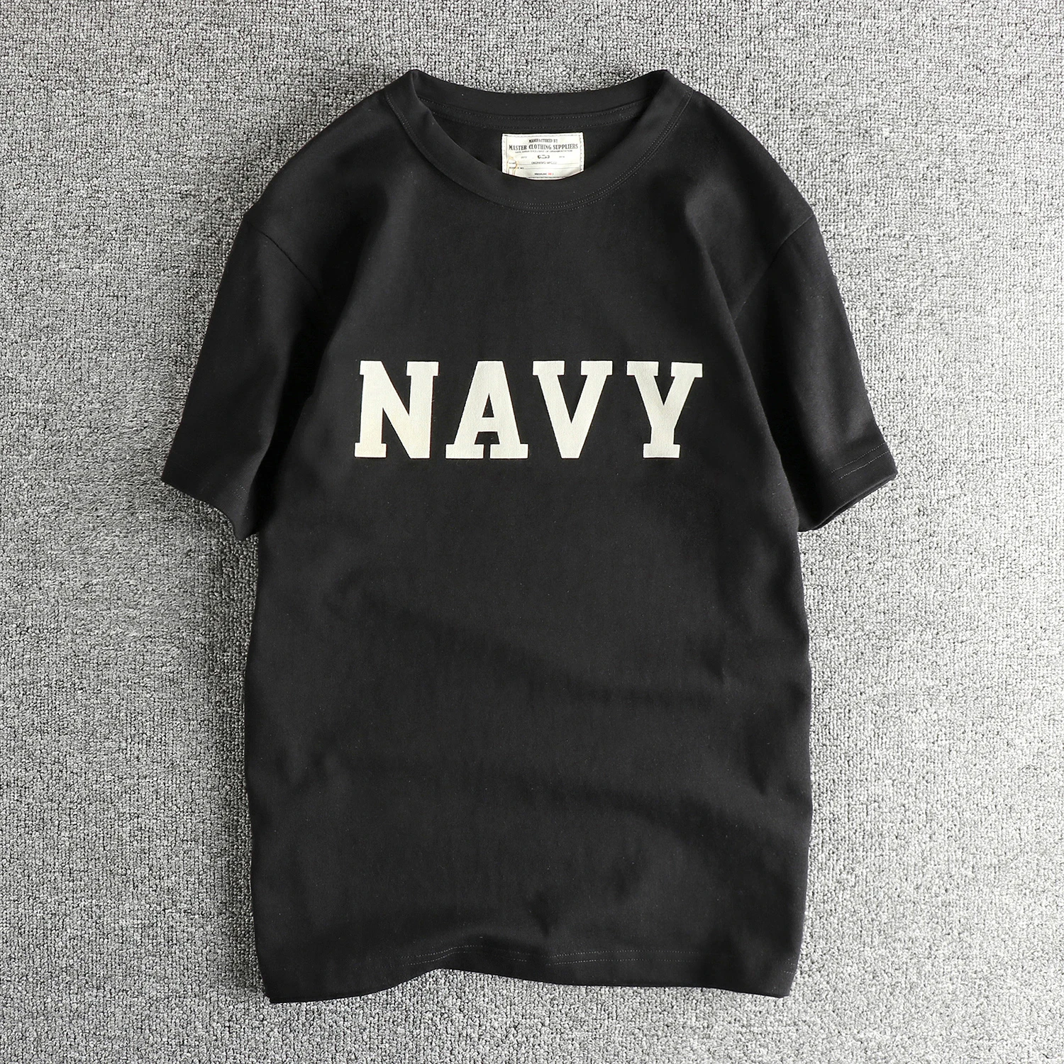 2025 Summer New American Retro 280G Short Sleeve O-neck Navy Letter Printed T-shirt Men's Fashion 100% Cotton Washed Casual Tops
2025 Summer New American Retro 280G Short Sleeve O-neck Navy Letter Printed T-shirt Men's Fashion 100% Cotton Washed Casual Tops