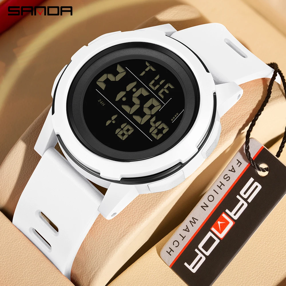 SANDA 2188 Fashion Korean Edition Men's Electronic Watch Sports Multi functional Waterproof LED Student Electronic Watch
SANDA 2188 Fashion Korean Edition Men's Electronic Watch Sports Multi functional Waterproof LED Student Electronic Watch