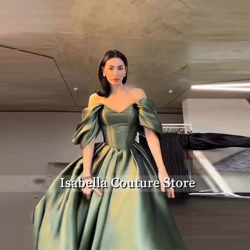 Modern Green Evening Dresses Off The Shoulder Sweetheart Prom Dress Formal Birthday Party Dresses Vestido 2026 Customized
Modern Green Evening Dresses Off The Shoulder Sweetheart Prom Dress Formal Birthday Party Dresses Vestido 2026 Customized