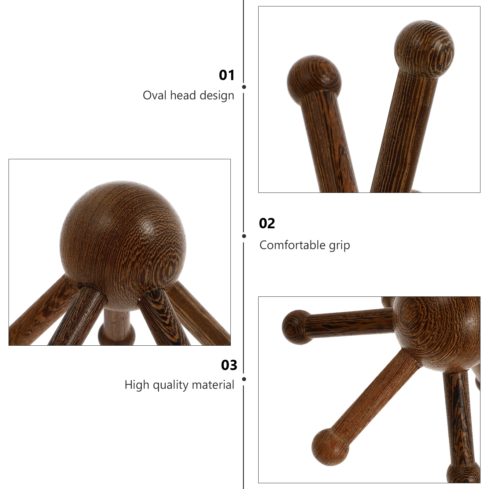 1pc Wooden Head Massager Small Scalp Claw Handheld Relaxing Mind Motor Function Heat Stress Blood Round Polished Seamless
1pc Wooden Head Massager Small Scalp Claw Handheld Relaxing Mind Motor Function Heat Stress Blood Round Polished Seamless