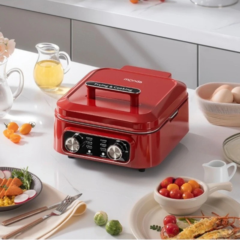 Cooking Pot with Integrated Frying,Boiling, and Baking,Non Stick Coating Electric Pancake, Adjustable in TwoLevels of High, Low
Cooking Pot with Integrated Frying,Boiling, and Baking,Non Stick Coating Electric Pancake, Adjustable in TwoLevels of High, Low