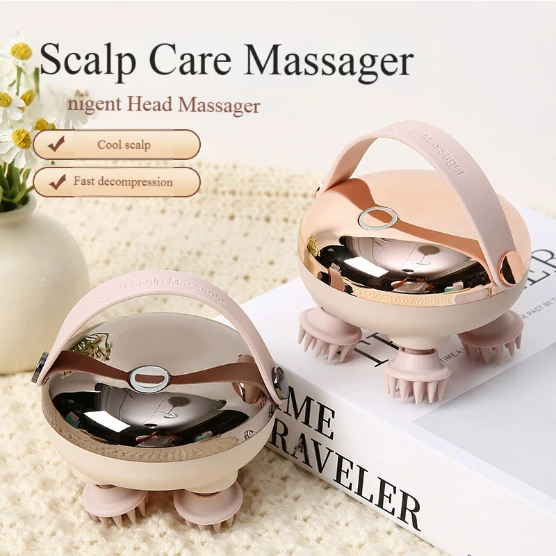 New Scalp Massager, Electric Head Relaxation Tool for Home Meridian Therapy & Stress Relief, Portable Design
New Scalp Massager, Electric Head Relaxation Tool for Home Meridian Therapy & Stress Relief, Portable Design
