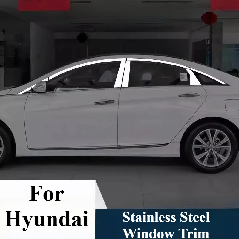 Для Hyundai Sonata YF 2011-2015: Специальные декоративные накладки на окна из нержавеющей стали, глянцевые, для тюнинга интерьера, аксессуары
Для Hyundai Sonata YF 2011-2015: Специальные декоративные накладки на окна из нержавеющей стали, глянцевые, для тюнинга интерьера, аксессуары