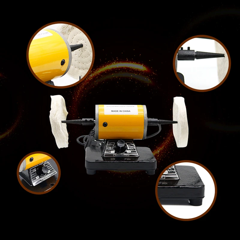 Dental Polishing Machine Small Portable Adjustable Speed Grinding Machine With Cloth Wheel Free Diagnosis Denture Equipment
Dental Polishing Machine Small Portable Adjustable Speed Grinding Machine With Cloth Wheel Free Diagnosis Denture Equipment