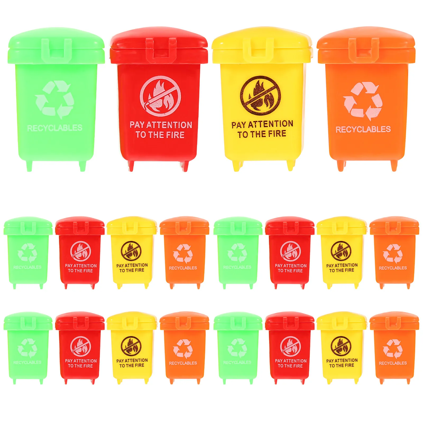 20Pcs Mini Garbage Cans Simulation Small Trash Bins for Children Creative Room Decoration Sand Table Scene Sorting
20Pcs Mini Garbage Cans Simulation Small Trash Bins for Children Creative Room Decoration Sand Table Scene Sorting