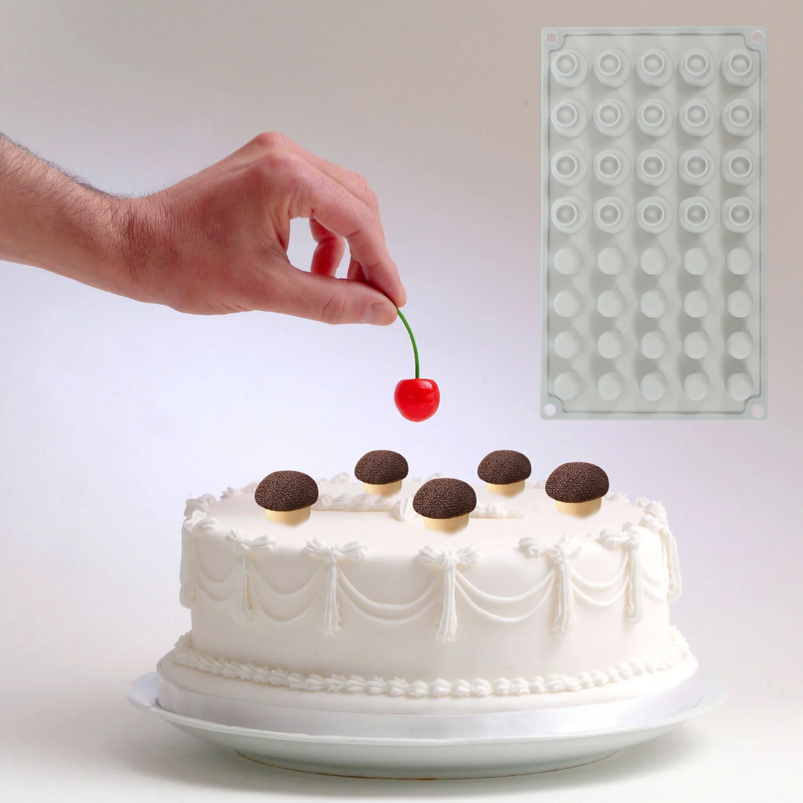 Mushroom Silicone Mold Lifelike Fondant Chocolate Candy Mould Baking Tool Easy Release Fondant Mold Silicone Molds
Mushroom Silicone Mold Lifelike Fondant Chocolate Candy Mould Baking Tool Easy Release Fondant Mold Silicone Molds