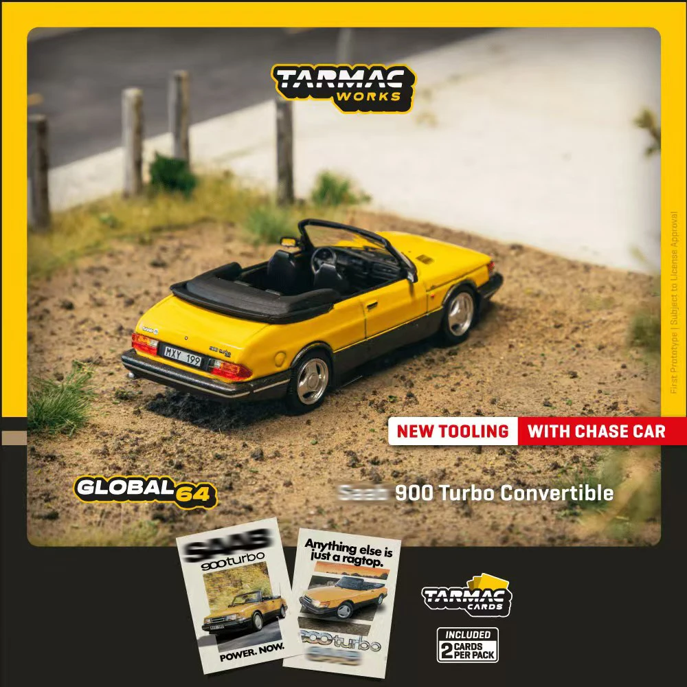 TW 1:64 In Stock 900 Turbo Convertible Yellow Diecast Car Model Collection Miniature Toy Tarmac Works
TW 1:64 In Stock 900 Turbo Convertible Yellow Diecast Car Model Collection Miniature Toy Tarmac Works