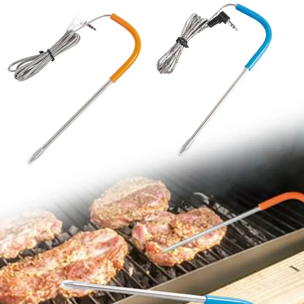 2pcs/sets Silicone Handle Temperature Probe For Grills And Smokers 3.5 Mm Plu BBQ Meat Probes Stainless Steel Waterproof Probe
2pcs/sets Silicone Handle Temperature Probe For Grills And Smokers 3.5 Mm Plu BBQ Meat Probes Stainless Steel Waterproof Probe