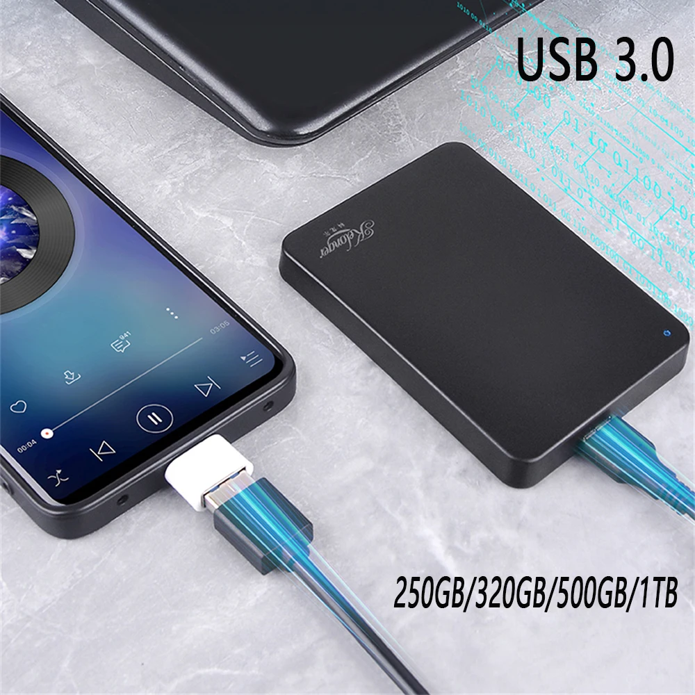 2.5inch Mobile Hard Disk 250GB 320GB 500GB 1TB USB 3.0 HDD Portable External Hard Drive for Laptop WIN&MAC Storage Devices
2.5inch Mobile Hard Disk 250GB 320GB 500GB 1TB USB 3.0 HDD Portable External Hard Drive for Laptop WIN&MAC Storage Devices