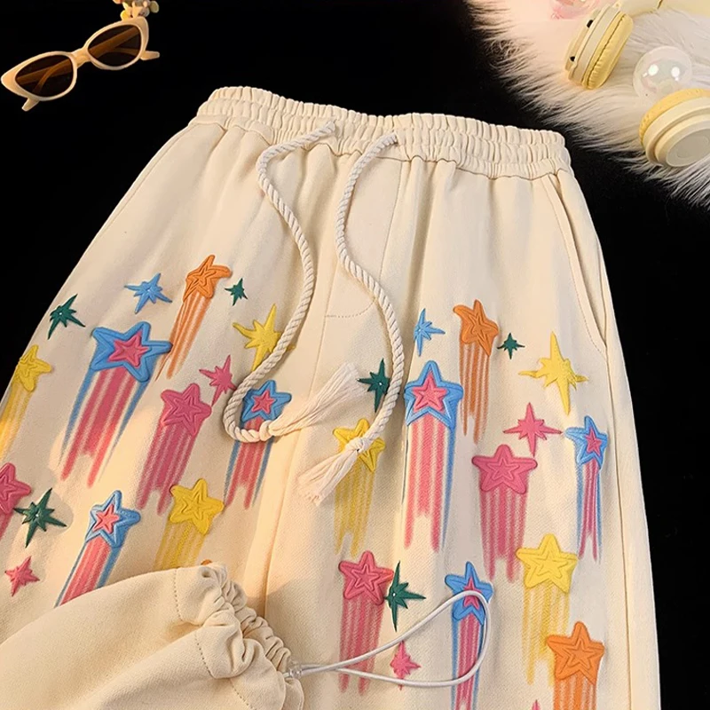 Мужские повседневные спортивные брюки fiti Star, большой размер 300, модные свободные прямые длинные брюки в американском стиле ретро
Мужские повседневные спортивные брюки fiti Star, большой размер 300, модные свободные прямые длинные брюки в американском стиле ретро