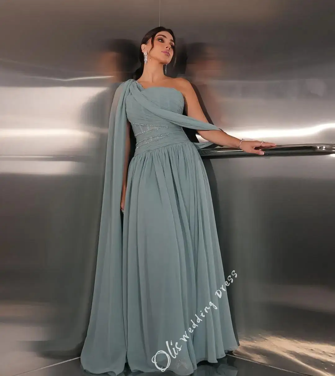 customized One Shoulder Sleeveless Prom Dresses Pleated Beadings Floor Length Party Dresses Evening Dresses
customized One Shoulder Sleeveless Prom Dresses Pleated Beadings Floor Length Party Dresses Evening Dresses