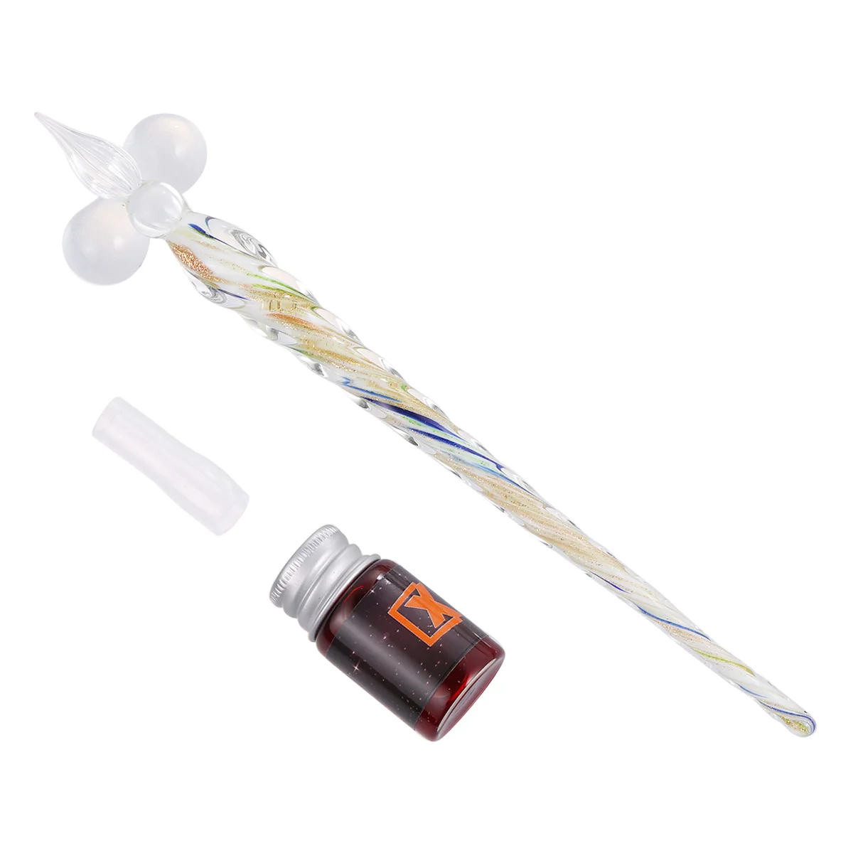 3Pcs Glass Dip Pen Set Handmade Borosilicate Crystal Signature Pen Vintage Writing Tool Unique Ink Gift for Calligraphy
3Pcs Glass Dip Pen Set Handmade Borosilicate Crystal Signature Pen Vintage Writing Tool Unique Ink Gift for Calligraphy