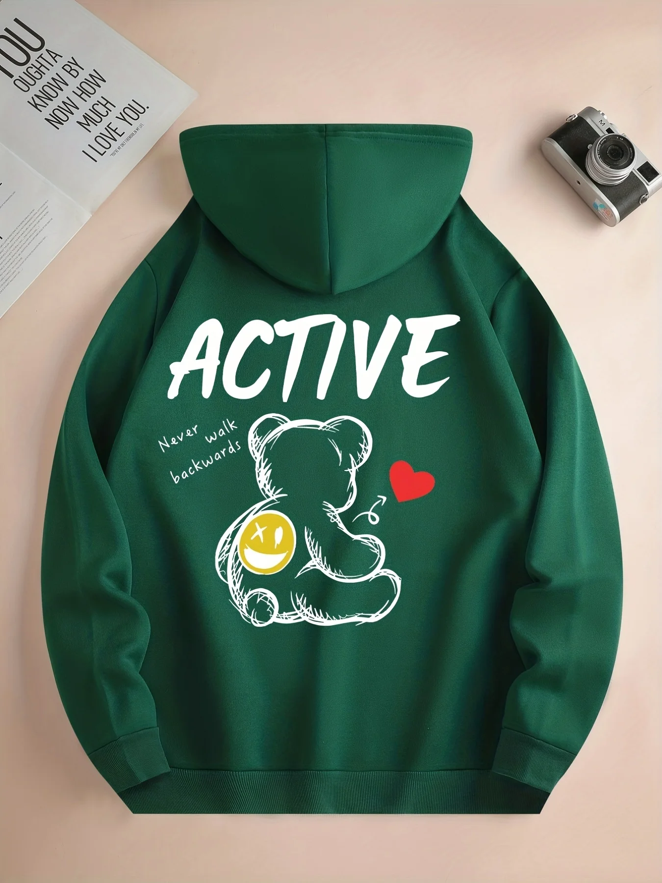 Daily casual sweatshirt long-sleeved couple style simple bear print hoodie best-selling autumn and winter versatile top S-3XL
Daily casual sweatshirt long-sleeved couple style simple bear print hoodie best-selling autumn and winter versatile top S-3XL