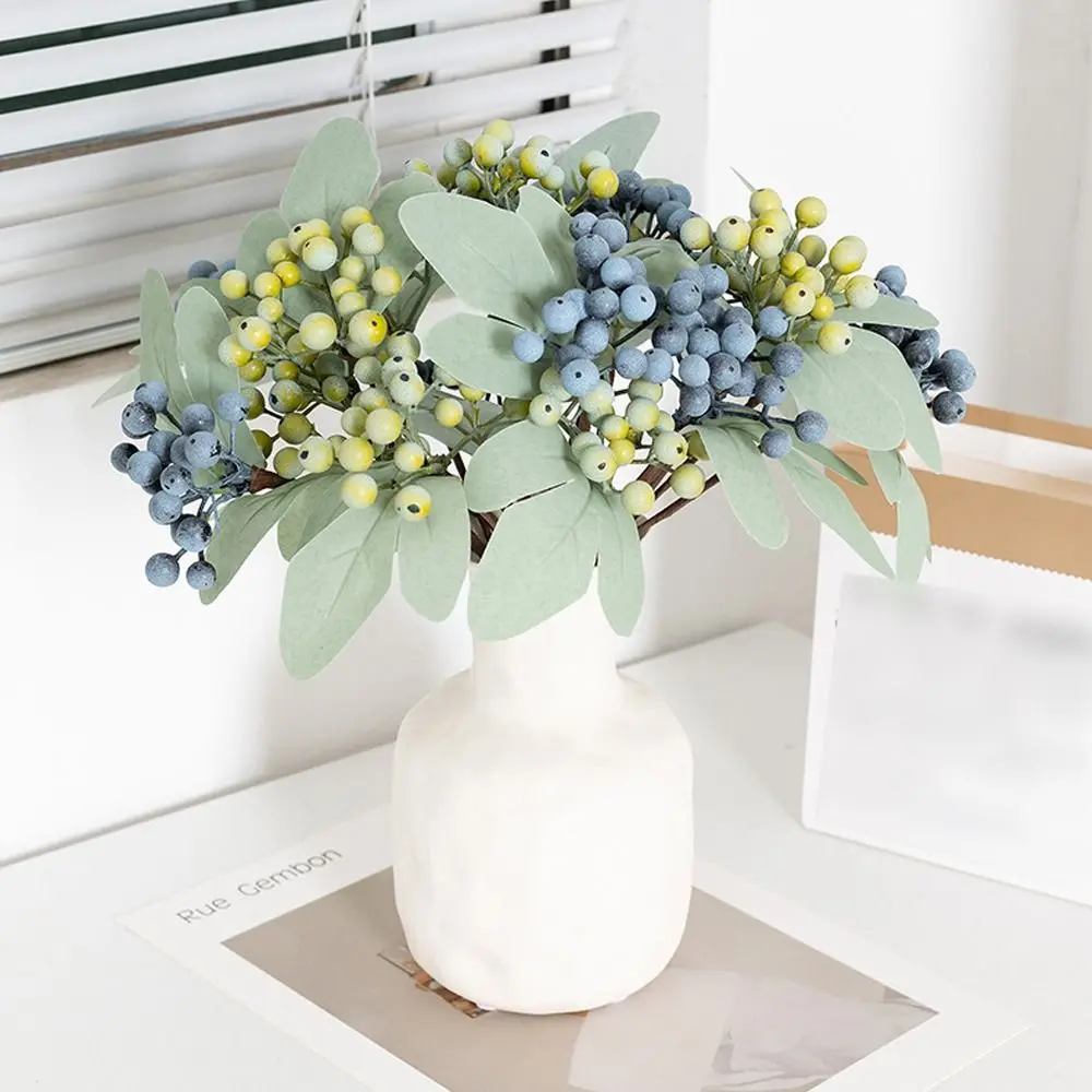 Lifelike Artificial Blueberry Plant Handmade DIY Artificial Berries Branches Elegant Fake Blueberries Christmas Decorations
Lifelike Artificial Blueberry Plant Handmade DIY Artificial Berries Branches Elegant Fake Blueberries Christmas Decorations