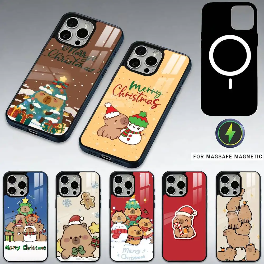 Cartoon Christmas Capybara Phone Case For iPhone17,16,15,14,13,12,11 Plus,Pro Max Magnetic For Magsafe Wireless Charging
Cartoon Christmas Capybara Phone Case For iPhone17,16,15,14,13,12,11 Plus,Pro Max Magnetic For Magsafe Wireless Charging