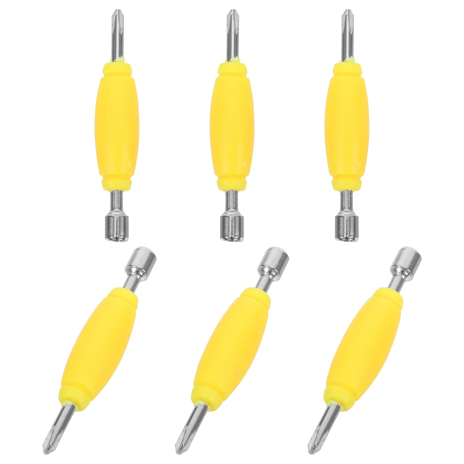 6pcs Fingerboard Screwdriver Yellow Plastic Precision Kit Double End Mini Tools for Skateboard Repair Accessories
6pcs Fingerboard Screwdriver Yellow Plastic Precision Kit Double End Mini Tools for Skateboard Repair Accessories