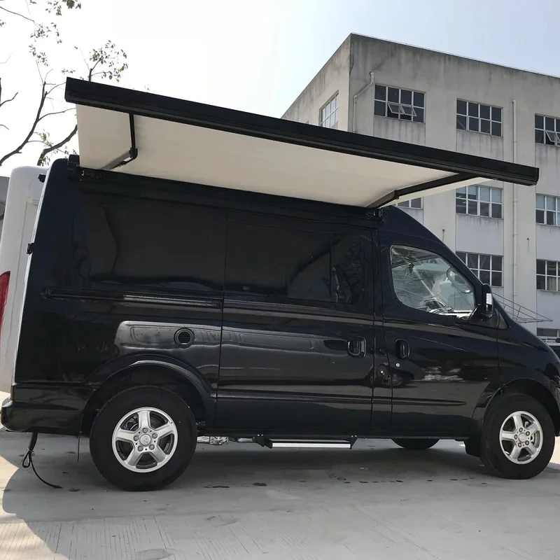 Manual & Motorized RV Sunshade Awning With LED Strip Van
Manual & Motorized RV Sunshade Awning With LED Strip Van