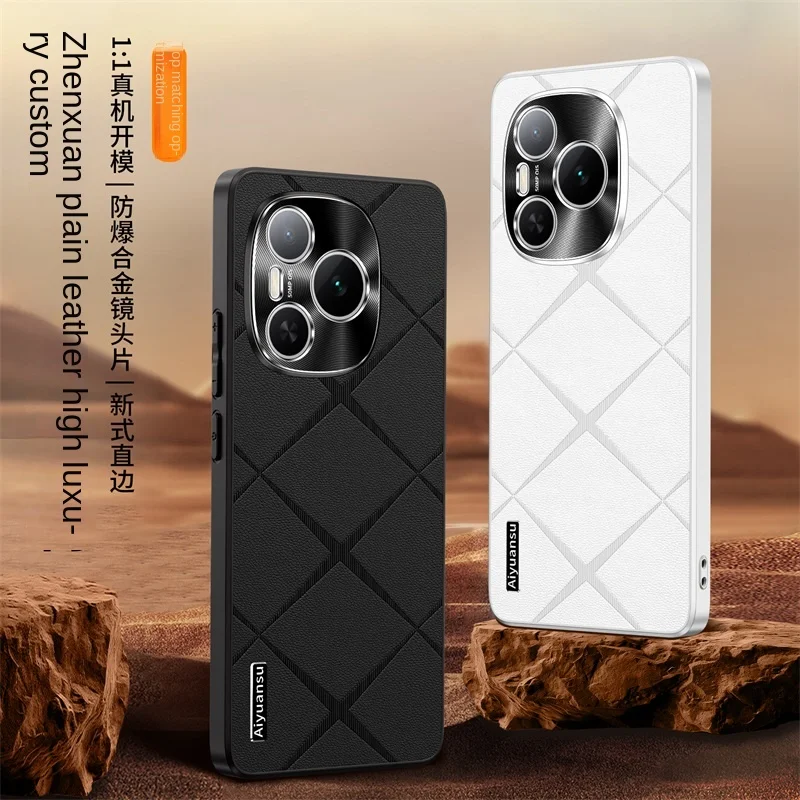 For Honor power high-luxury vegan leather metal lens protection anti-drop and anti-fingerprint phone case
For Honor power high-luxury vegan leather metal lens protection anti-drop and anti-fingerprint phone case