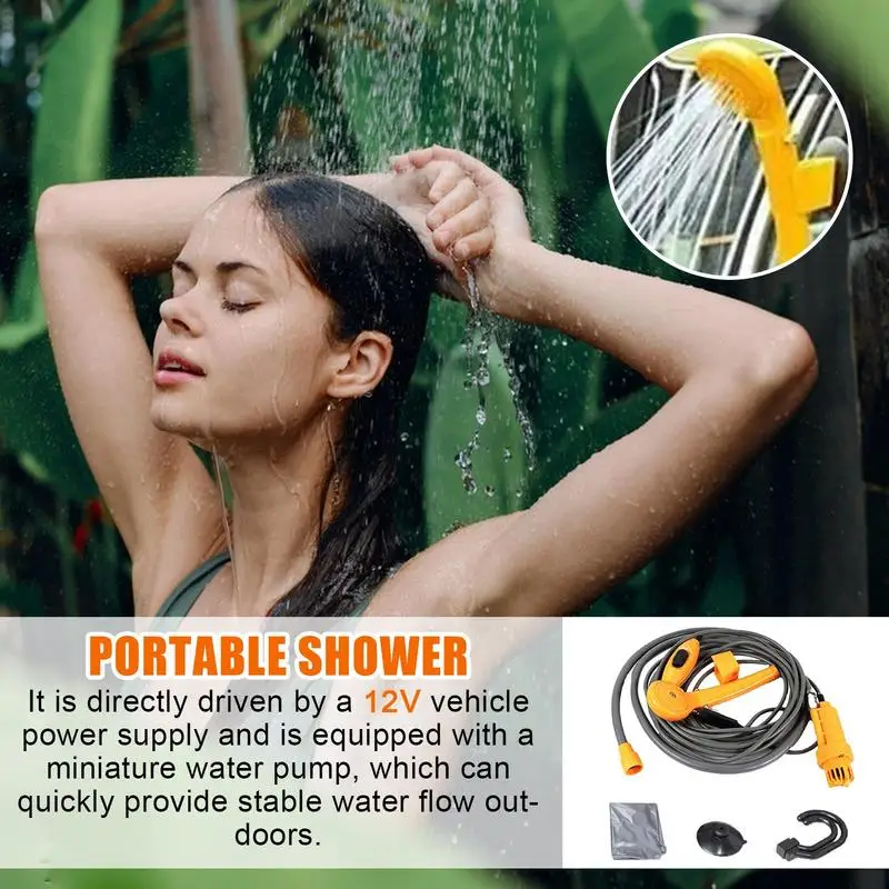 Portable Camping Shower Showerhead For Beach Electric Outdoor Shower Head Sprayer For Beach Backyard Car Cleaning Camping
Portable Camping Shower Showerhead For Beach Electric Outdoor Shower Head Sprayer For Beach Backyard Car Cleaning Camping