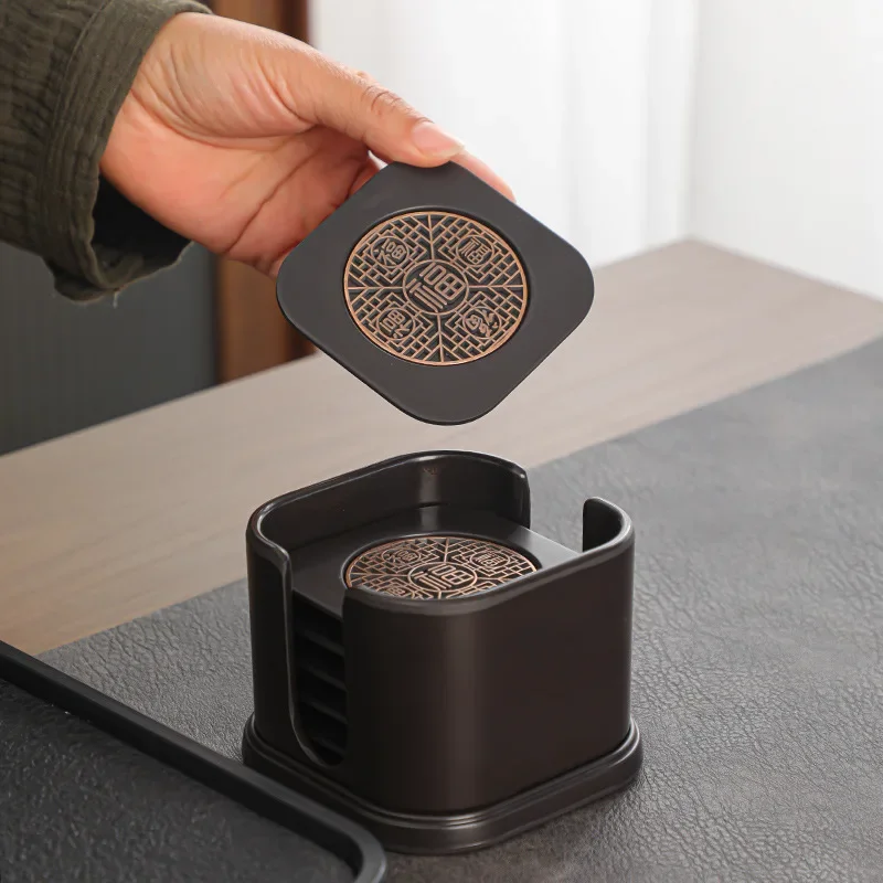 Bakelite Coasters Synthetic Wood Heatproof Slip Resistant Tea Cup Mats Table Protector Waterproof Pad Kitchen Items Accessories
Bakelite Coasters Synthetic Wood Heatproof Slip Resistant Tea Cup Mats Table Protector Waterproof Pad Kitchen Items Accessories
