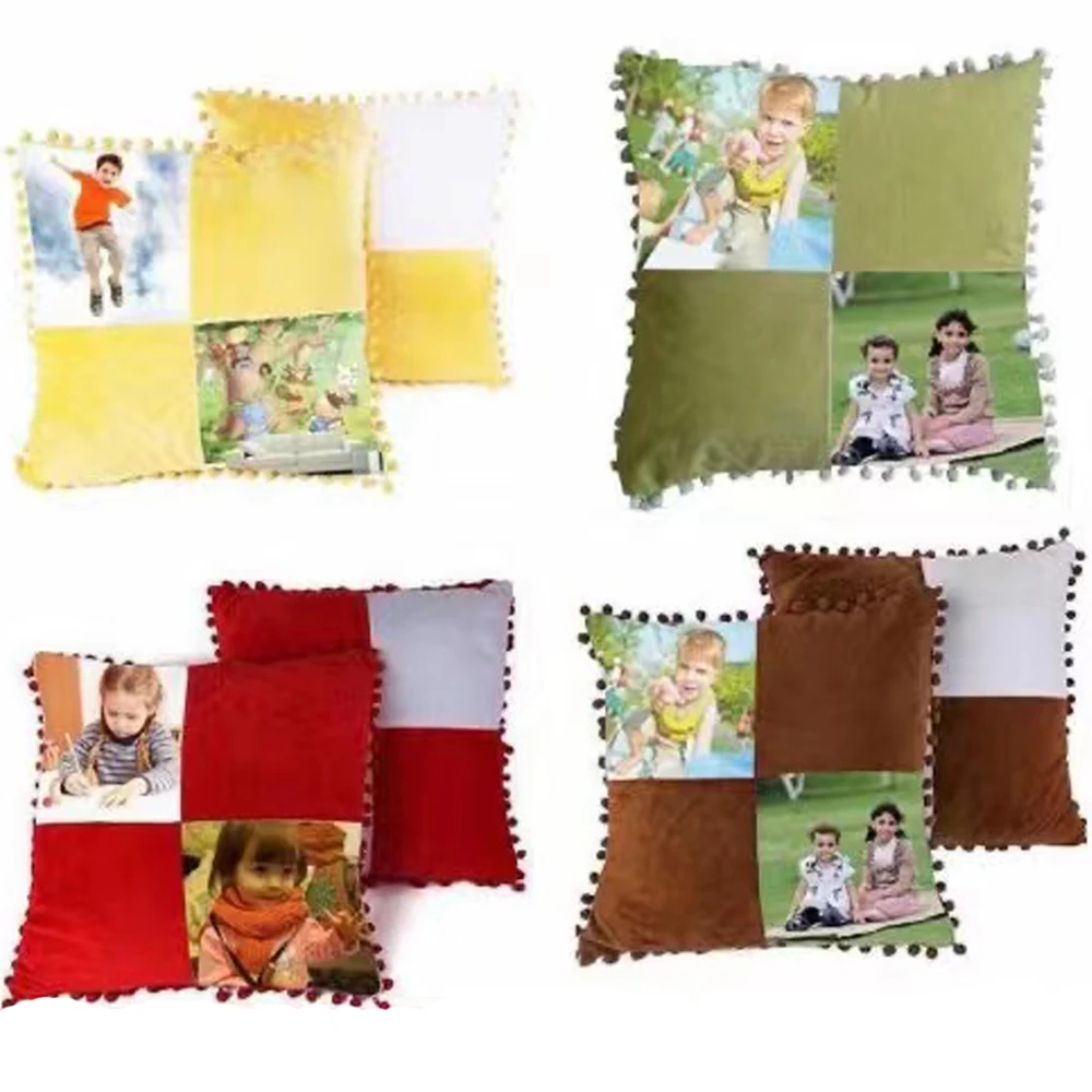 Free Shipping 10pcs/lot Sublimation Blanks Velvet Pillow Cases With Small Ball For Custom Home Decoration
Free Shipping 10pcs/lot Sublimation Blanks Velvet Pillow Cases With Small Ball For Custom Home Decoration