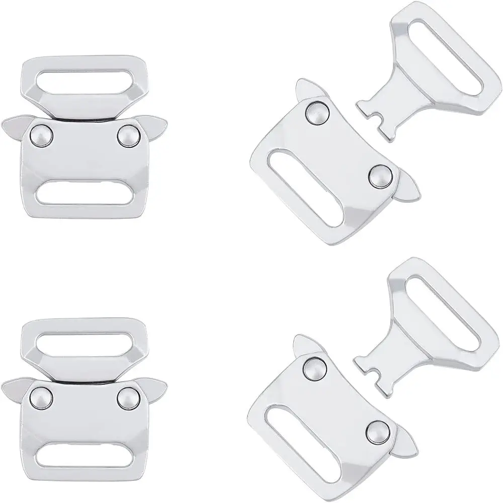 1box Alloy Side Release Buckles Survival Bracelet Clasps with Alloy Findings Matte color 29.8x28x6.5mm Hole: 3.5x16mm 4pcs/box
1box Alloy Side Release Buckles Survival Bracelet Clasps with Alloy Findings Matte color 29.8x28x6.5mm Hole: 3.5x16mm 4pcs/box