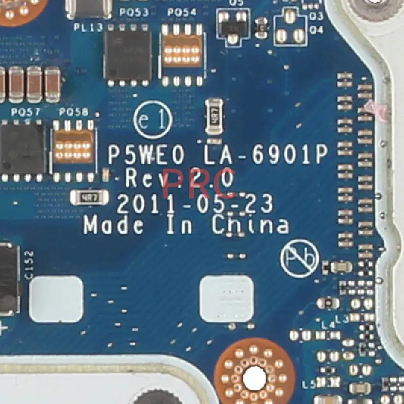LA-6901P For ACER Aspire 5750 5750G Notebook Mainboard HM65 N12P-GS-A1 MBRAZ02004 Laptop Motherboard Full Tested
LA-6901P For ACER Aspire 5750 5750G Notebook Mainboard HM65 N12P-GS-A1 MBRAZ02004 Laptop Motherboard Full Tested