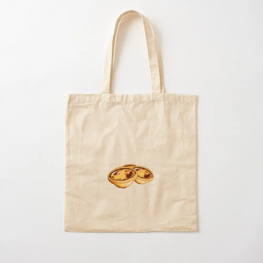 Pixel Custard Tart (pastel de nata) Tote Bag reusable shopping bag shopping bag logo
Pixel Custard Tart (pastel de nata) Tote Bag reusable shopping bag shopping bag logo