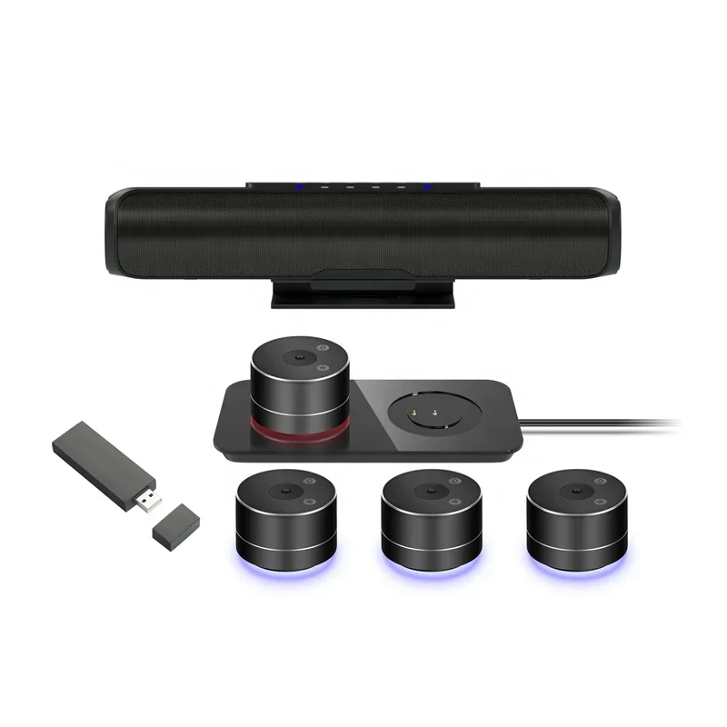 Wireless Audio Confer Microphone Conference System USB Mic Live Stream Confer Speakerphone
Wireless Audio Confer Microphone Conference System USB Mic Live Stream Confer Speakerphone