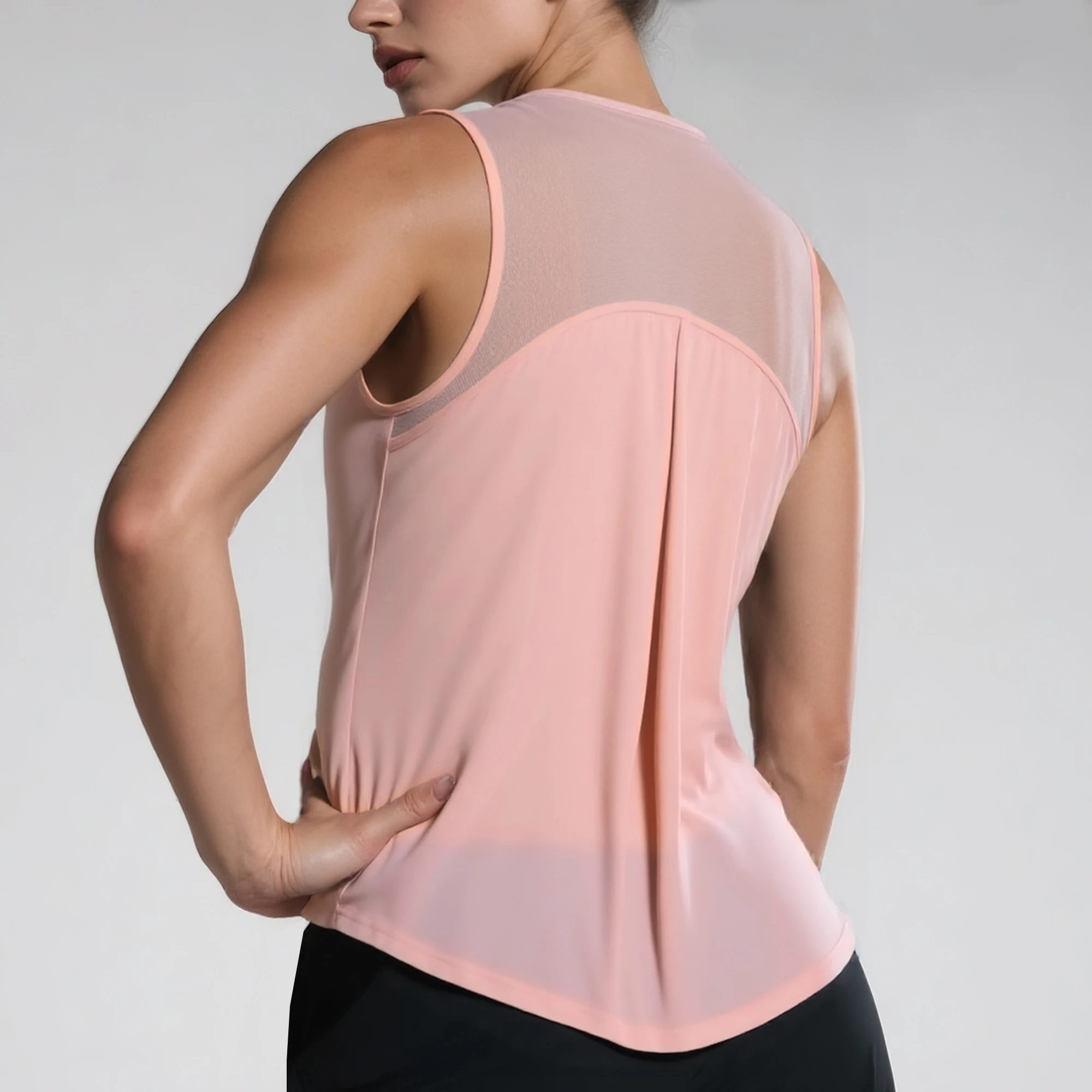 JYWB003 Nude Mesh Breathable Yoga Fitness Sports Tank Top Running Training Top Women's Fitness Clothing XS-XL
JYWB003 Nude Mesh Breathable Yoga Fitness Sports Tank Top Running Training Top Women's Fitness Clothing XS-XL