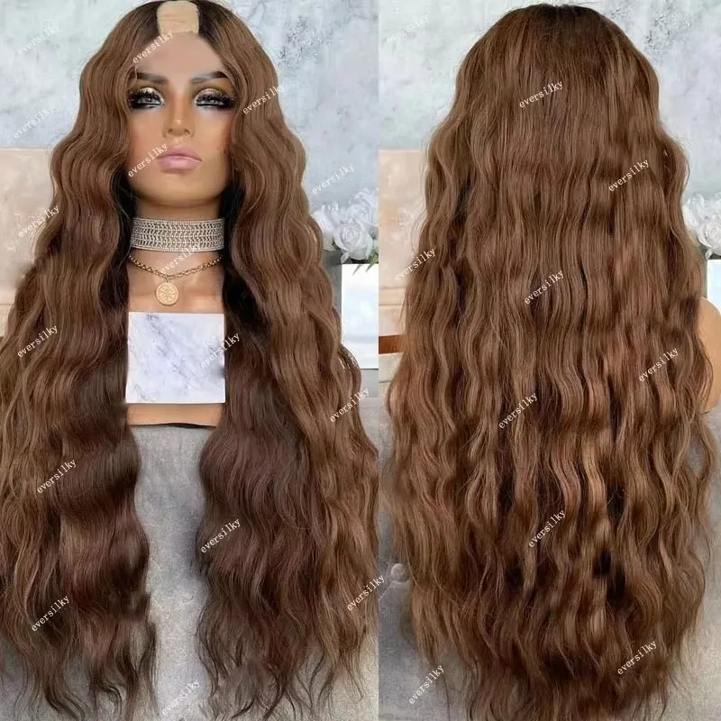 Ombre Light Ash Brown Blonde U Part Human Hair Wigs Middle/Side Part With Combs 250 Density Highlights V part Glueless Wig Full
Ombre Light Ash Brown Blonde U Part Human Hair Wigs Middle/Side Part With Combs 250 Density Highlights V part Glueless Wig Full