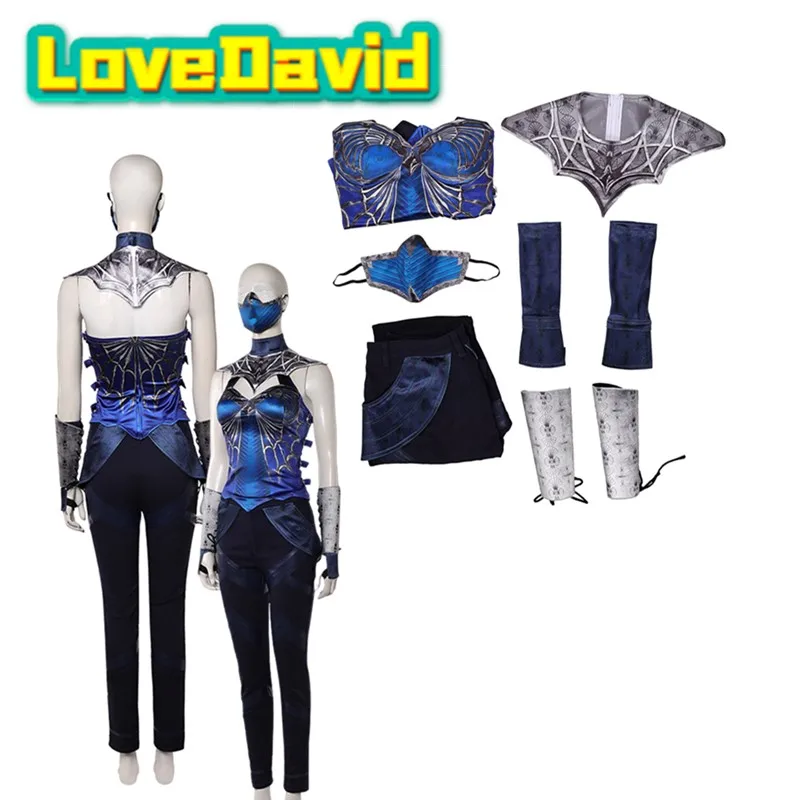 Fantasia 2026 Kitana Cosplay Top Pants Mask Mortal Costume Disfraz Kombat 2 Adult Women Gloves Halloween Carnival Party Suit
Fantasia 2026 Kitana Cosplay Top Pants Mask Mortal Costume Disfraz Kombat 2 Adult Women Gloves Halloween Carnival Party Suit