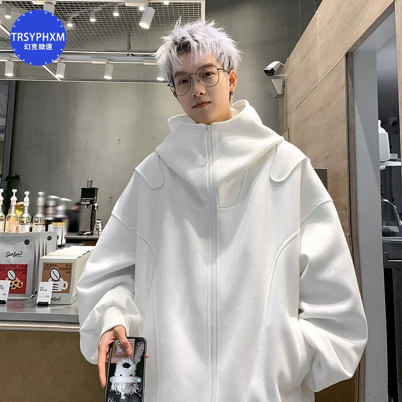 Solid color cardigan hoodie men's 2024 Spring and Autumn new item, high-end and handsome American casual loose hooded jacket
Solid color cardigan hoodie men's 2024 Spring and Autumn new item, high-end and handsome American casual loose hooded jacket