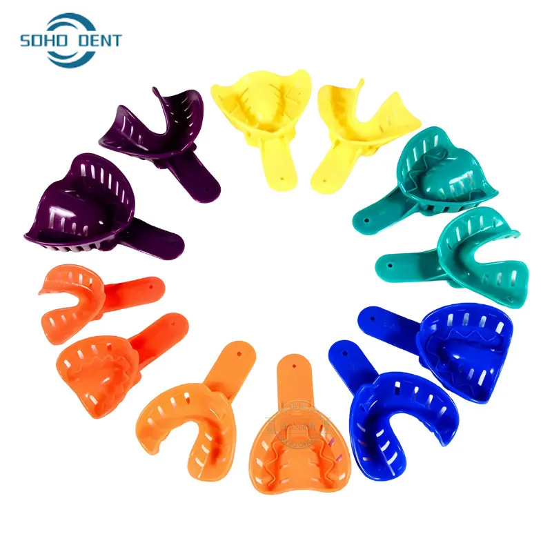 12 шт./компл. лотки для оттисков зубов, пластиковые стальные лотки для оттисков зубов, держатель для зубов, стоматологические материалы, стоматологические инструменты
12 шт./компл. лотки для оттисков зубов, пластиковые стальные лотки для оттисков зубов, держатель для зубов, стоматологические материалы, стоматологические инструменты