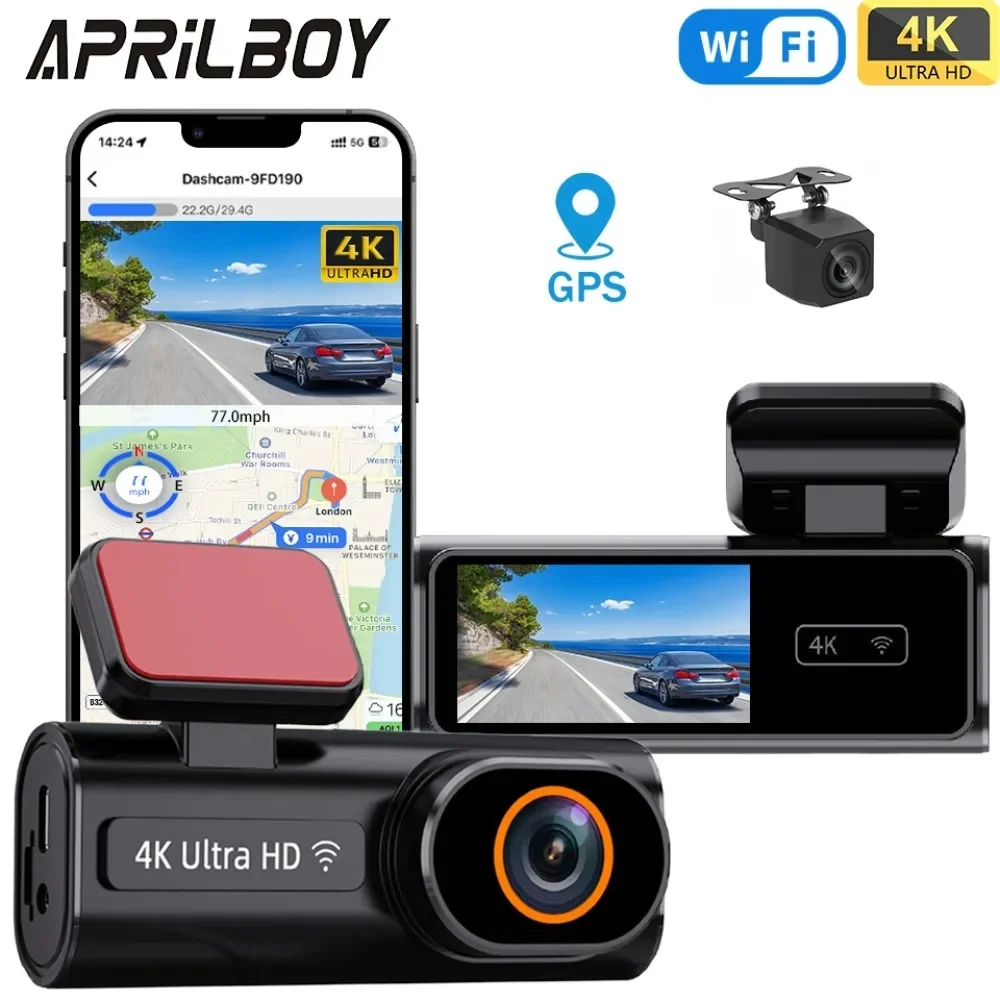 Видеорегистратор автомобильный Aprilboy K6, 4K, WiFi, GPS, ночное видение видеорегистратор автомобильный
Видеорегистратор автомобильный Aprilboy K6, 4K, WiFi, GPS, ночное видение видеорегистратор автомобильный