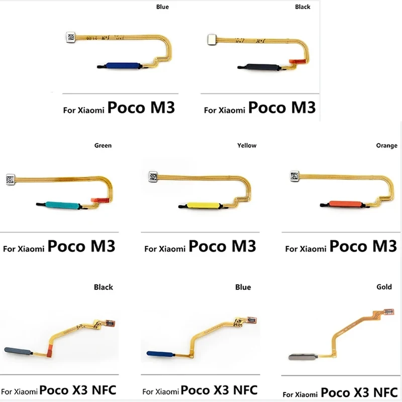 Fingerprint Scanner For Xiaomi Poco X3 NFC / M3 ID Home Button Fingerprint Menu Return Key Recognition Sensor Flex Cable
Fingerprint Scanner For Xiaomi Poco X3 NFC / M3 ID Home Button Fingerprint Menu Return Key Recognition Sensor Flex Cable