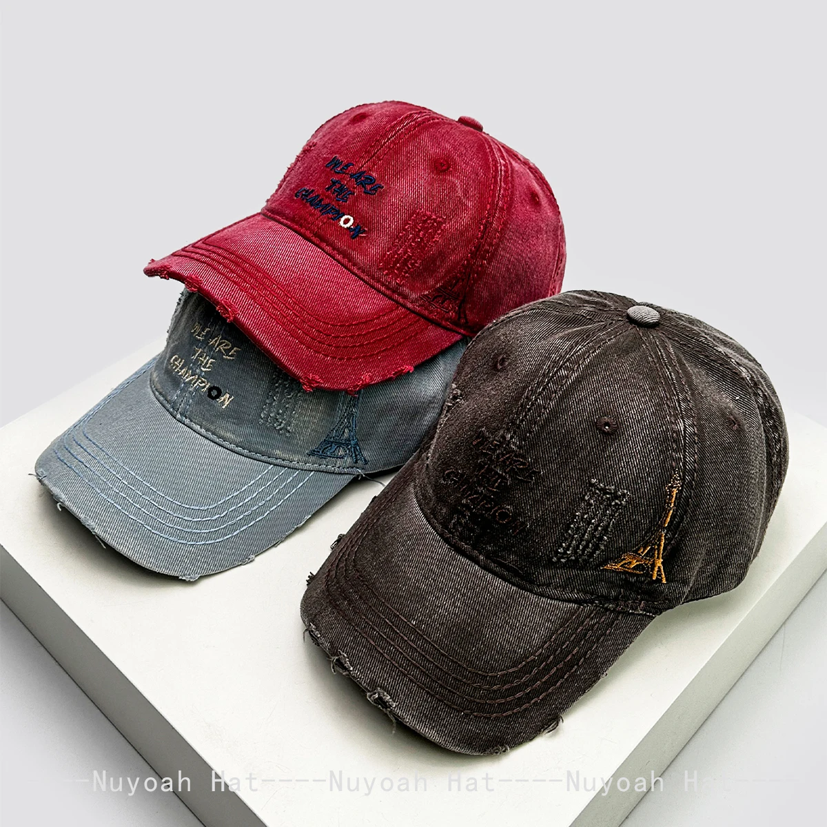 New Men Women Bandhnu Iron Tower Letter Embroidery Baseball Hats Sunshade Broken Style Versatile Personal Peaked Caps Fashion
New Men Women Bandhnu Iron Tower Letter Embroidery Baseball Hats Sunshade Broken Style Versatile Personal Peaked Caps Fashion