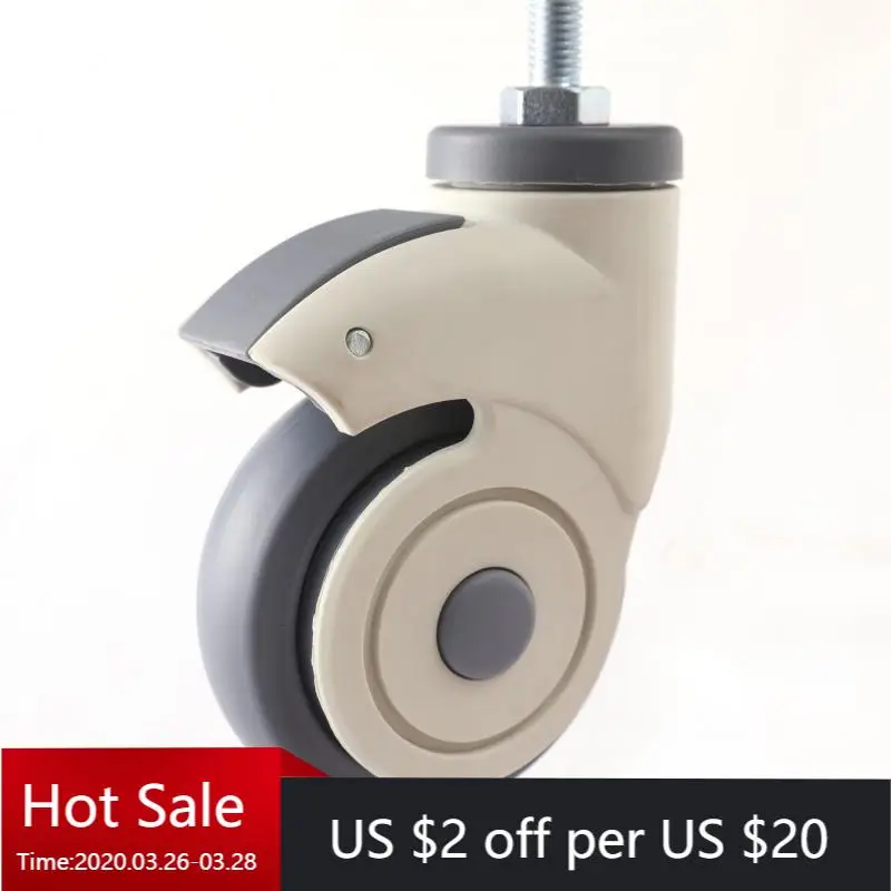 1 Pcs 3 Inch Heavy Duty All-plastic Silent Caster, M Threaded Stem With Lock, Wear-resistant For Medical Bed & Hand Cart
1 Pcs 3 Inch Heavy Duty All-plastic Silent Caster, M Threaded Stem With Lock, Wear-resistant For Medical Bed & Hand Cart