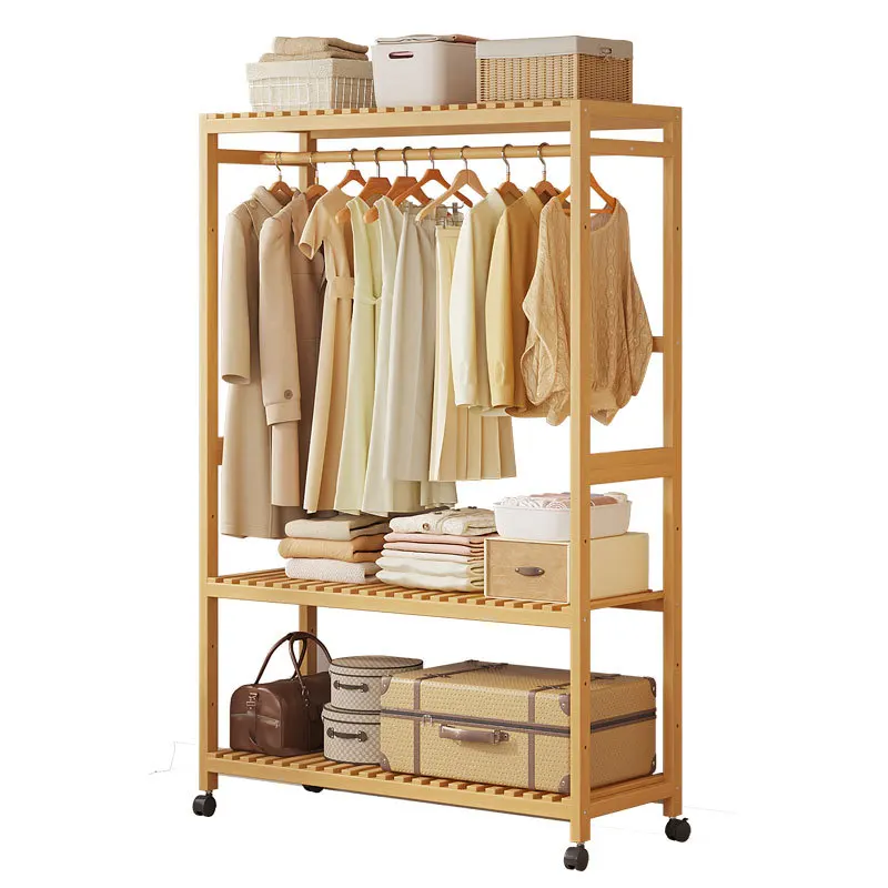 Solid wood floor hanger Bedroom removable with wheels Coat rack Household simple bag rack Multifunctional rack
Solid wood floor hanger Bedroom removable with wheels Coat rack Household simple bag rack Multifunctional rack