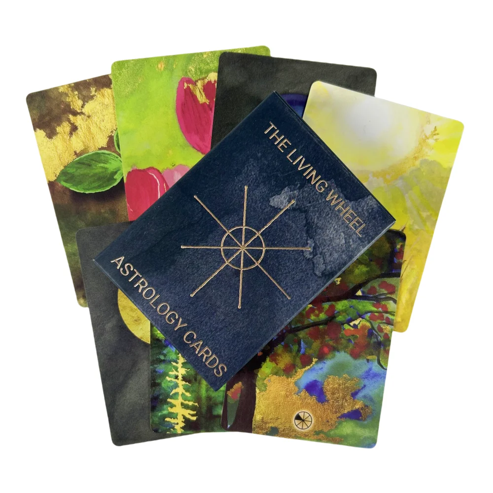 The Living Wheel Astrology Tarot Cards Family Gathering Divination Deck Tarot Board Playing Game Cards
The Living Wheel Astrology Tarot Cards Family Gathering Divination Deck Tarot Board Playing Game Cards