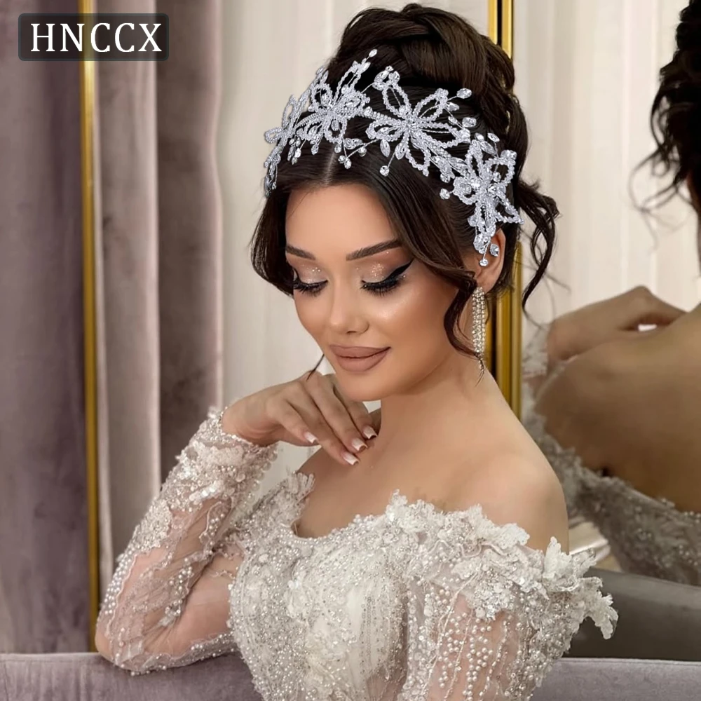 HNCCX Shining Headpiece Bride Wedding Hair Hoop Crystal Flower Headband Women Party Tiara Banquet Prom Hair Accessories CP875
HNCCX Shining Headpiece Bride Wedding Hair Hoop Crystal Flower Headband Women Party Tiara Banquet Prom Hair Accessories CP875