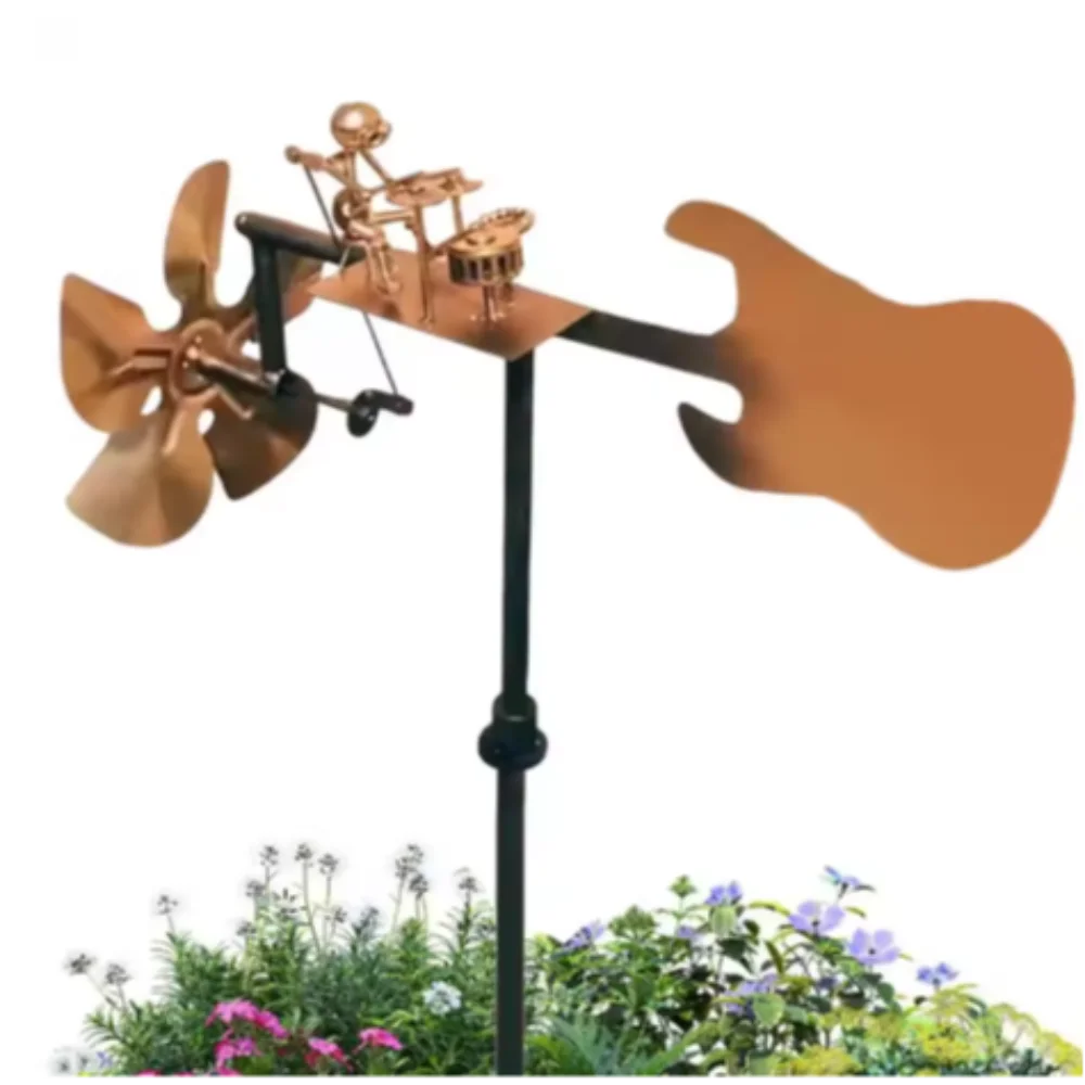 Metal Wind Spinner Metal Drummer Windmill Statue Decorative Wind Power Rock Art Ornament for Garden Yard Patio Lawn Backyard
Metal Wind Spinner Metal Drummer Windmill Statue Decorative Wind Power Rock Art Ornament for Garden Yard Patio Lawn Backyard