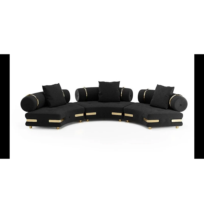 High-end module combination curved backrest living room sofa
High-end module combination curved backrest living room sofa