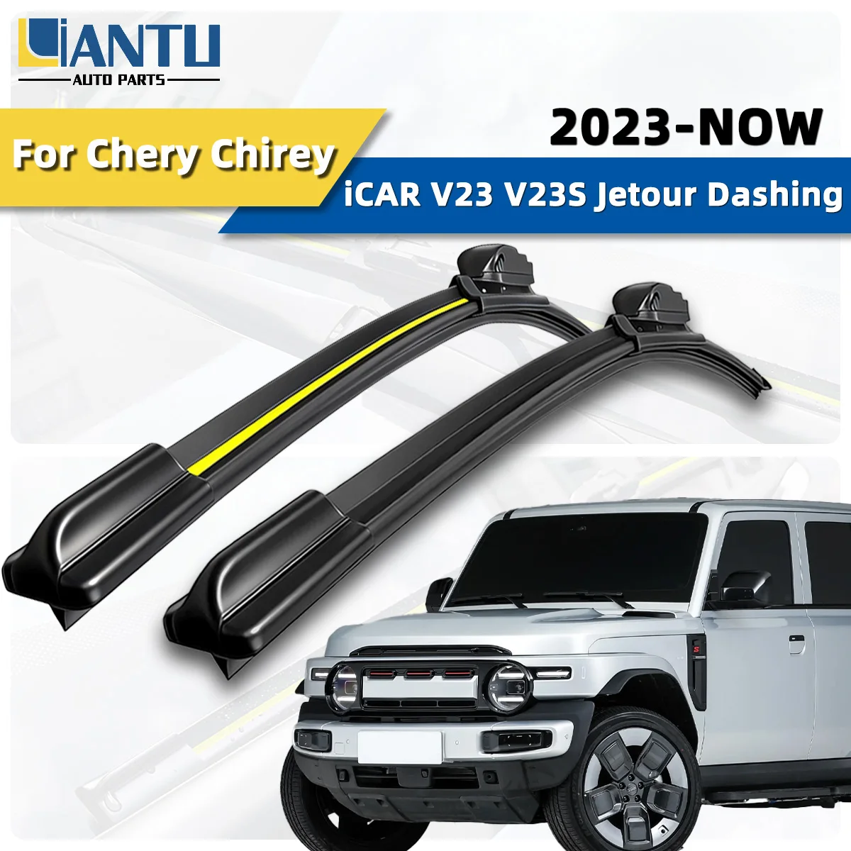 2PCS Front Wiper Blades Wiper Fit For Chery Chirey iCAR V23 V23S Jetour Dashing 2023-NOW Durable High Quality Wiper Silent
2PCS Front Wiper Blades Wiper Fit For Chery Chirey iCAR V23 V23S Jetour Dashing 2023-NOW Durable High Quality Wiper Silent