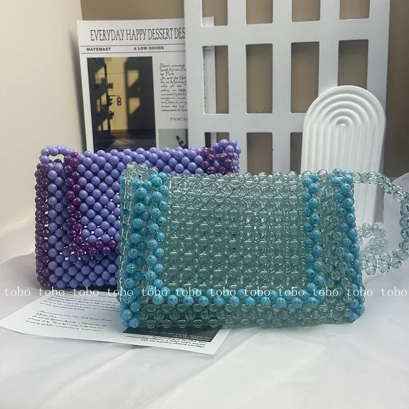 New Patchwork Transparent Acrylic Women's Handbag Long Belt Beaded Crossbody Bags Envelop Dinner Purses Designer Bags Luxury
New Patchwork Transparent Acrylic Women's Handbag Long Belt Beaded Crossbody Bags Envelop Dinner Purses Designer Bags Luxury