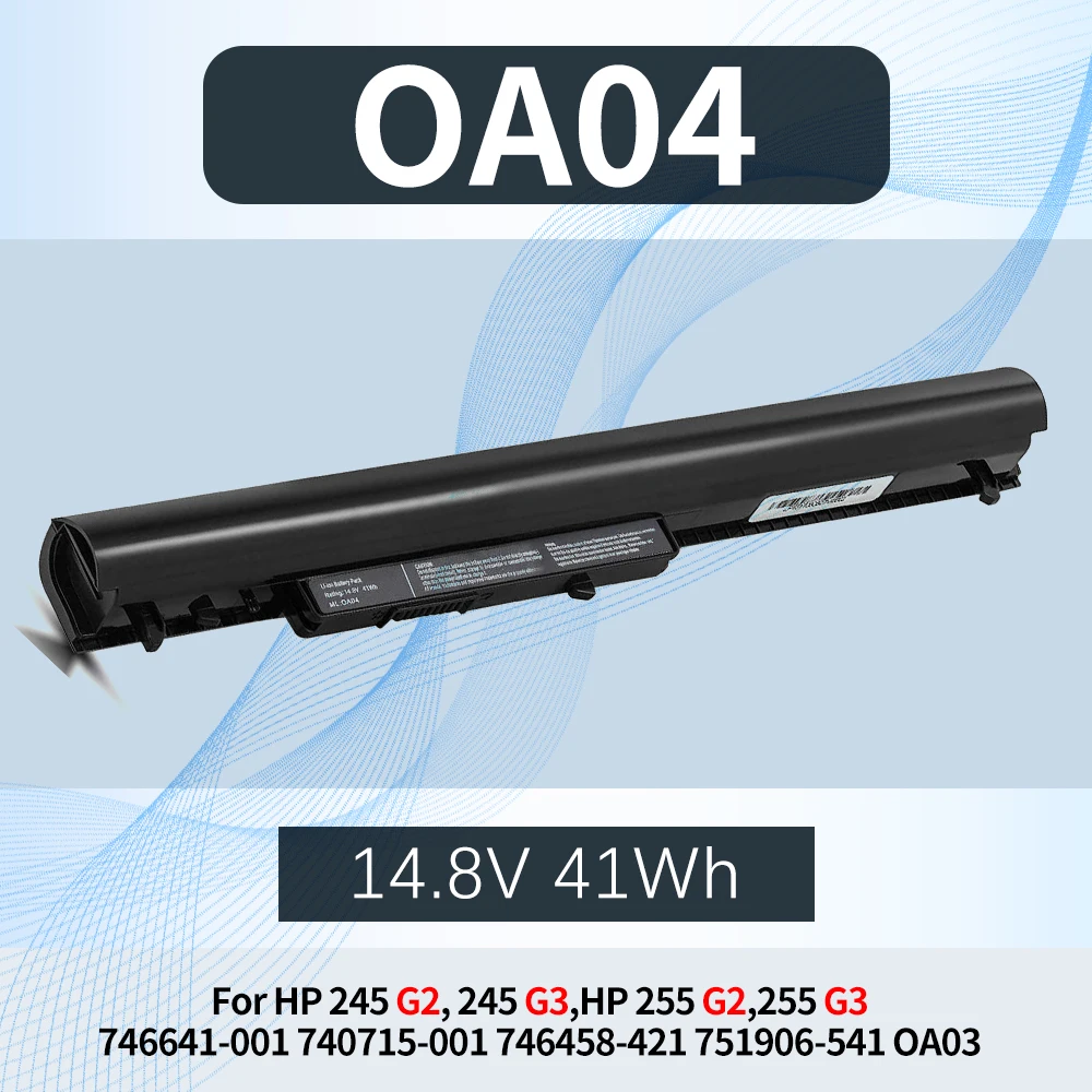 New Battery For Oa04 Oa03 740715-001 746641-001 746458-421 Hstnn-Lb5y Hstnn-Pb5y 740715001 0a03 0a04 240 G2 G3 250 G2 G3 255 G3
New Battery For Oa04 Oa03 740715-001 746641-001 746458-421 Hstnn-Lb5y Hstnn-Pb5y 740715001 0a03 0a04 240 G2 G3 250 G2 G3 255 G3