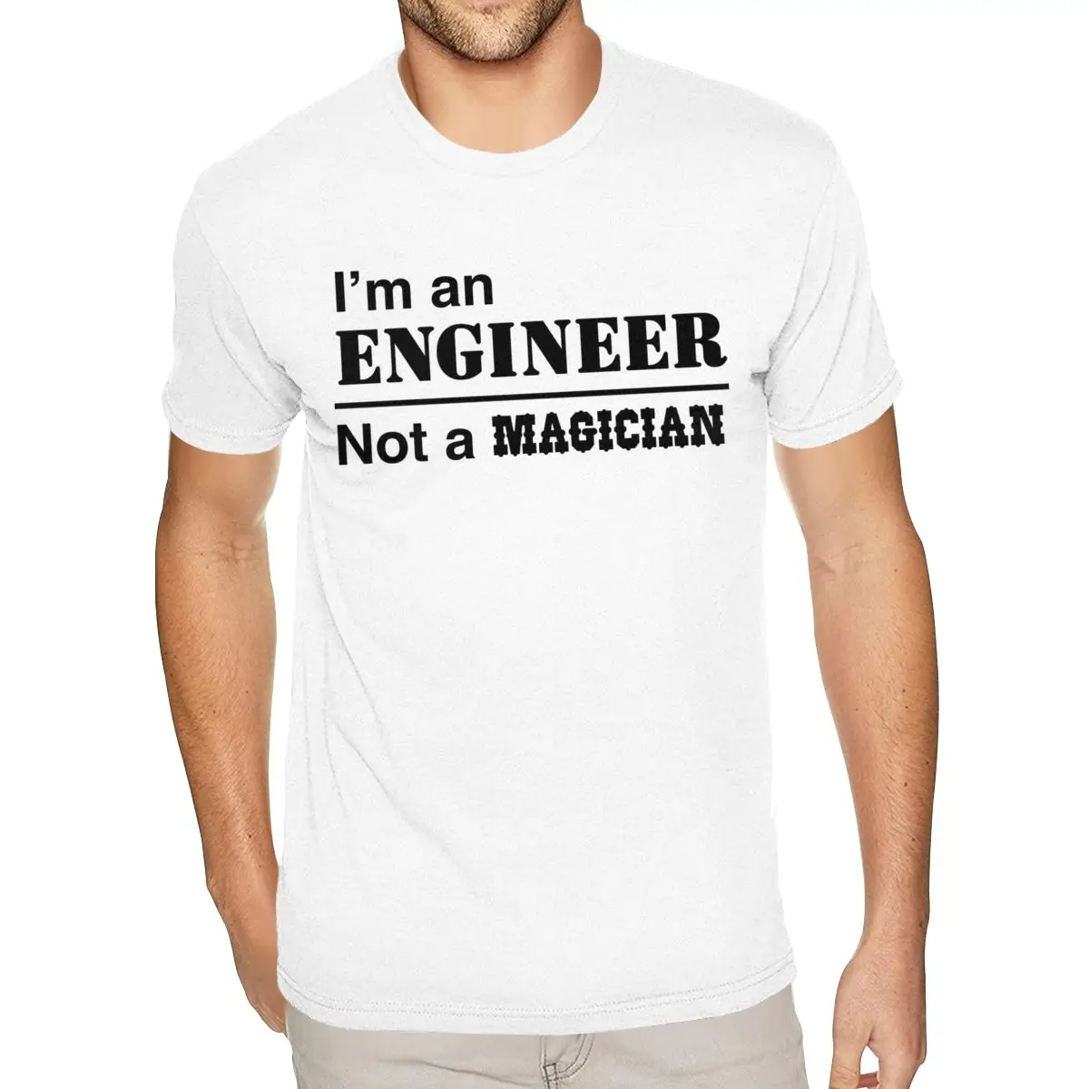 Short Sleeve O Neck Organnic Cotton I'm An Engineer Not A Magician TShirts Fashionable Youth S TShirt
Short Sleeve O Neck Organnic Cotton I'm An Engineer Not A Magician TShirts Fashionable Youth S TShirt