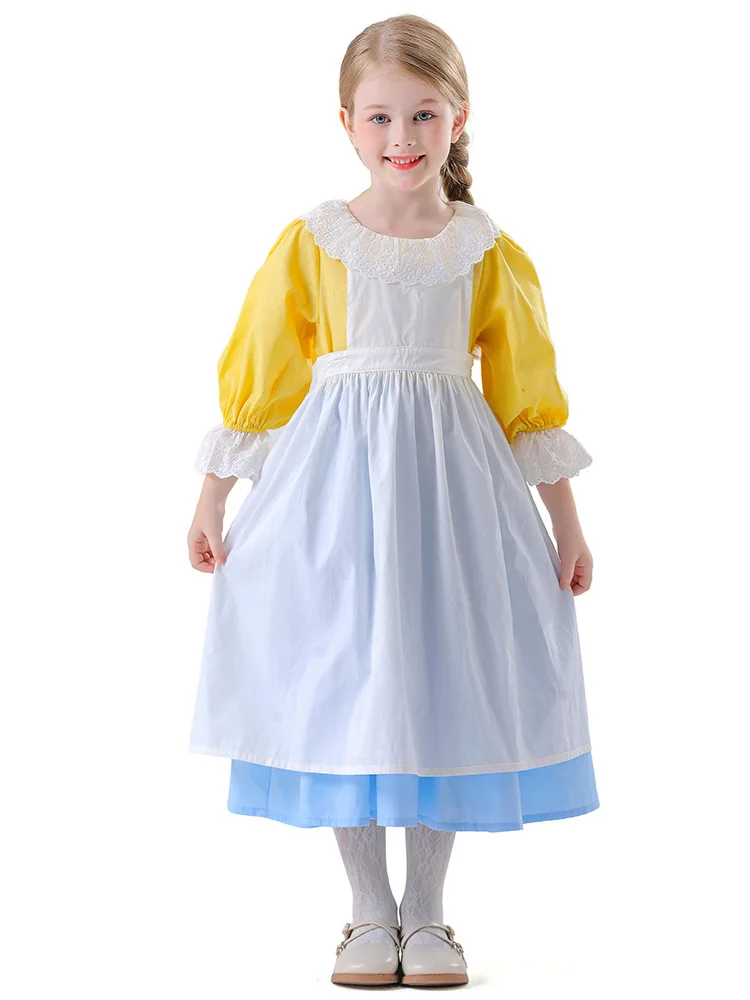 Halloween Farm Girl Floral Shop Performance Costume Children's Civil Cosplay Maid Outfit Little Girl Traditional Stage Wear
Halloween Farm Girl Floral Shop Performance Costume Children's Civil Cosplay Maid Outfit Little Girl Traditional Stage Wear