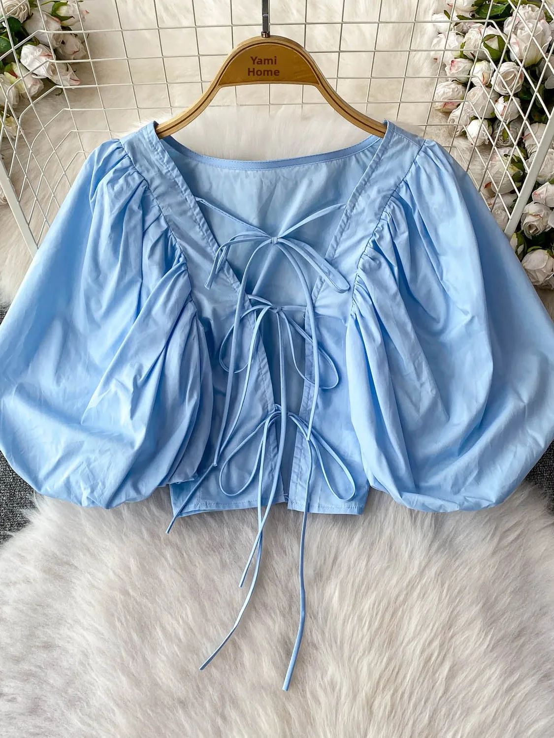 Summer Sexy Ba Strap round Ne Lantern Sve T-irt Women's Spicy ort irt Slim Pure Color Top Korean Sle Bubble Sl...
Summer Sexy Ba Strap round Ne Lantern Sve T-irt Women's Spicy ort irt Slim Pure Color Top Korean Sle Bubble Sl...